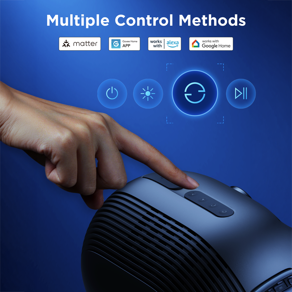 GOVEE GV-PJECT-H609D-GALAXY-2PRO - Govee Galaxy Light Projector 2 Pro - Wi-Fi 2.4 GHz + Bluetooth - Color RGB segmentado / 3m - 230lm / 84 LEDs/m - Matter / Homekit / Alexa / Google Home - Para interior - imagen 3