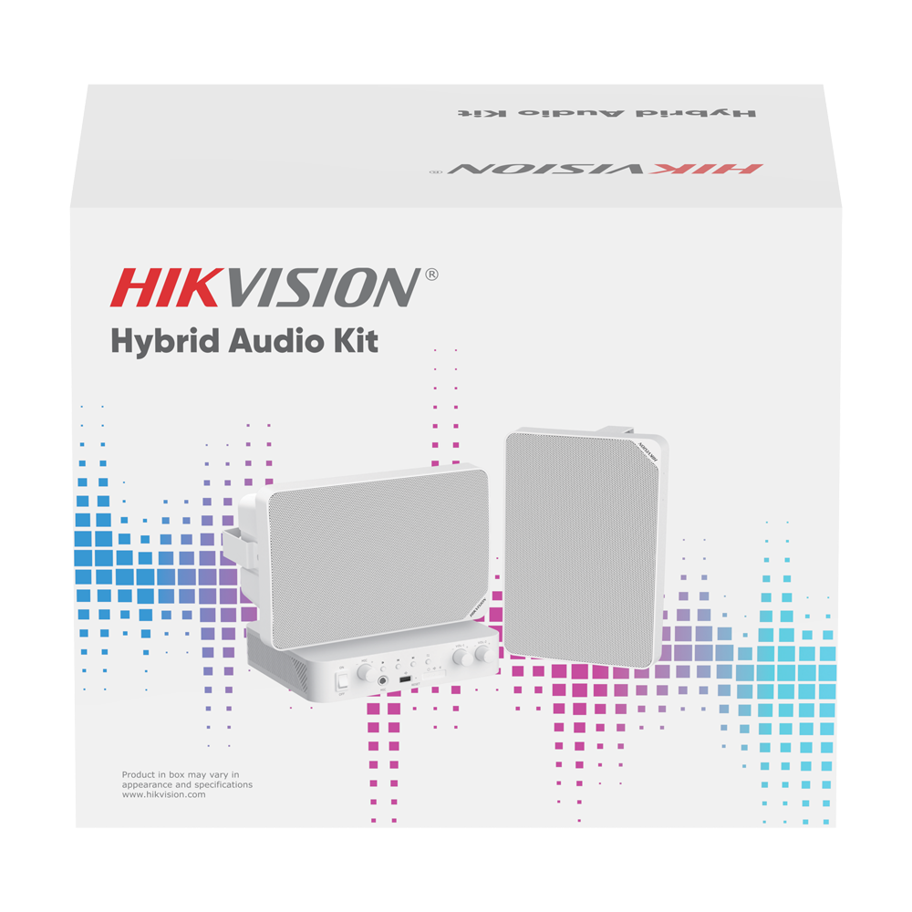 HIKVISION DS-QAE1KA80120-2 - Kit de audio - Amplificador 80 W - 2 x Altavoces 20 W - Potencia (8 Ω): 20 W - Potencia (70 / 100 V): 5, 10, 15, 20 W - imagen 3