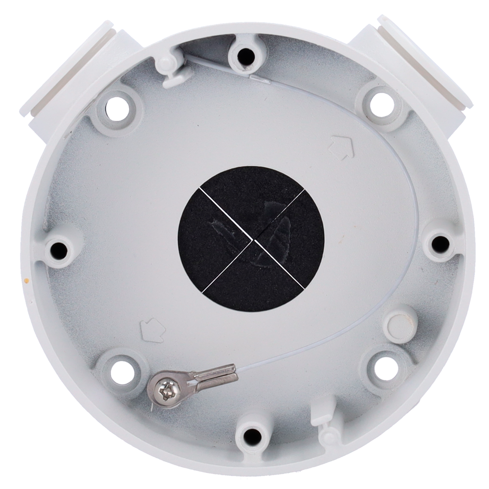 HIKVISION DS-1260ZJ - Caja de conexiones - Para cámaras bullet - Apto para uso exterior - Instalación en techo o pared - Color blanco | 36 (Al) x 105 (Ø) mm - Pasador de cables - imagen 3