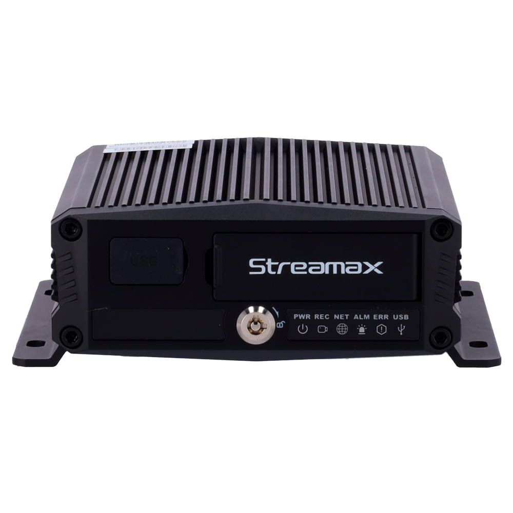 STREAMAX ST-M1N-H0402-GPS4GW-V2 - Streamax - Grabador MDVR para embarcar en vehículo - 4 CH AHD y 1 CH IP / Compresión H.265/H.264 - Resolución máxima 1080p - Comunicación 4G | GPS | WiFi | Alarmas - Espacio para 1 HDD M.2 y x2 Micro SD 512GB - imagen 3