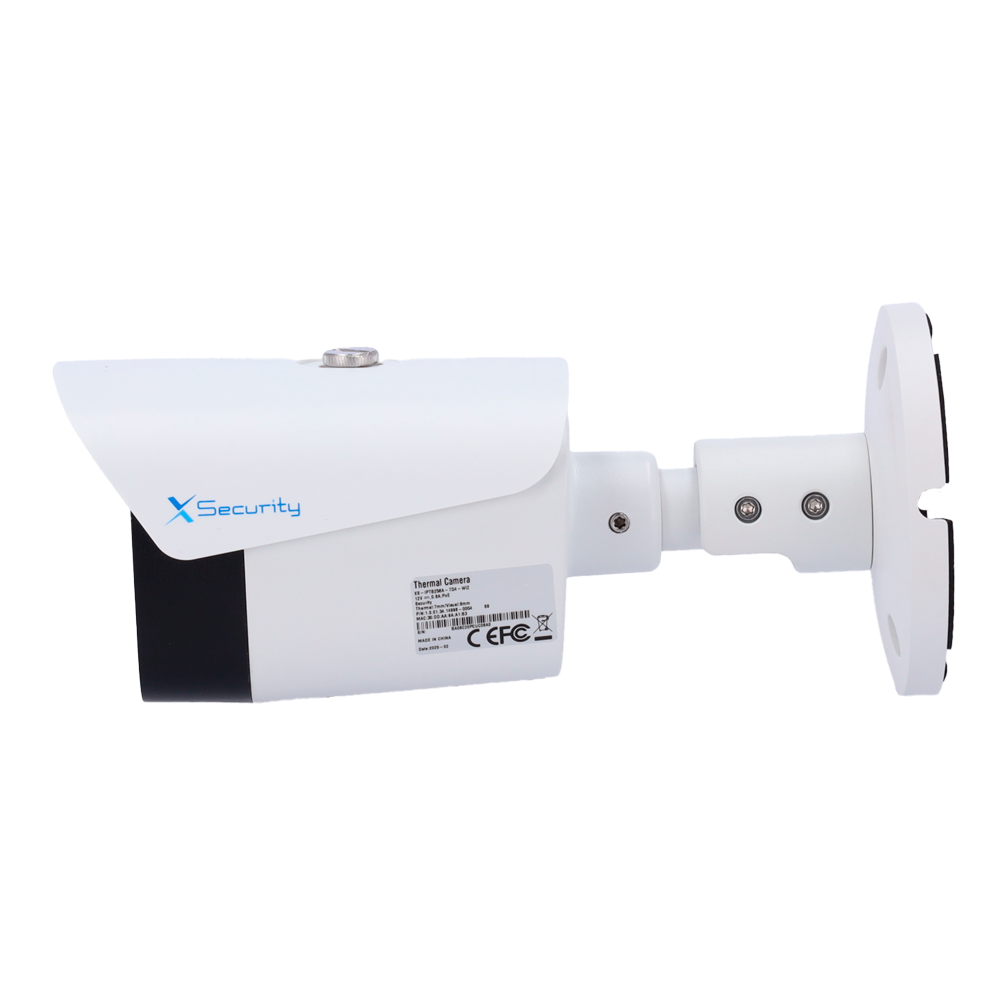 X-SECURITY XS-IPTB256A-7D4-WIZ - Cámara térmica Bullet Dual IP X-Security - 256x192 VOx | Lente 7 mm | Sensibilidad ≤ 40mK - Sensor óptico 1/2.7” 4 Mpx | Lente 8 mm - WizSense, con clasificación de humano y vehículo - Detección de humo y calor - Audio | A - imagen 3
