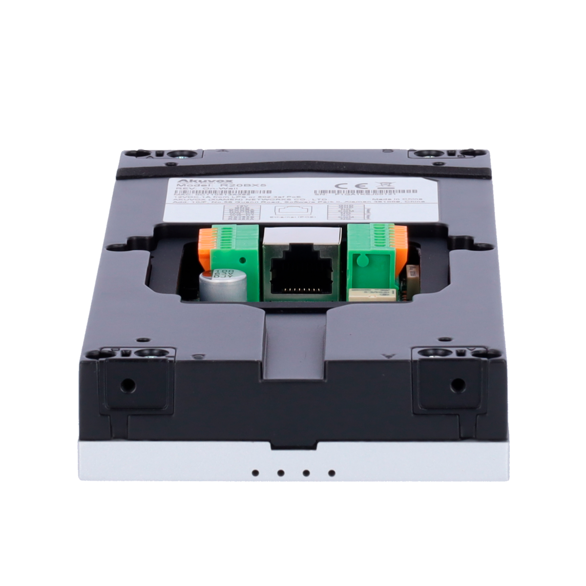 AKUVOX AK-R20B-5B - Videoportero IP en superficie - Cámara 2 Mpx | Audio bidireccional - Apertura con tarjetas EM/MF y NFC | 2 relés - 5 apartamentos | PoE, SIP estándar - Mantenimiento Cloud - Conexión a través de Cloud | Salida 12V - imagen 3