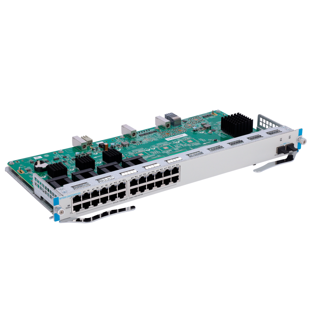 REYEE RG-M7000-24GT2XS-EA - Ruijie Reyee Tarjeta de línea para chasis core L3 - 24 puertos de cobre RJ45 Gigabit de alta velocidad - 2 ranuras independientes de ultra velocidad 10G SFP+ - Conectores ópticos tipo LC para enlaces de fibra - Soporte Hot-Swap - imagen 3