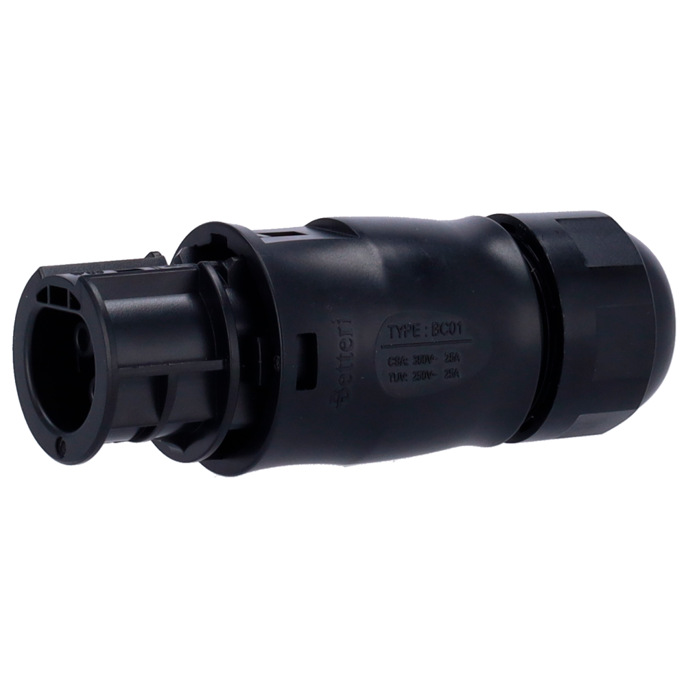 TSUN TSOL-MS-ACCONNECTOR - Conector AC hembra - Instalaciones en cadena - Protección IP68 de salida AC - Compatible con serie MS de TSUN - imagen 3