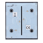 AJAX AJ-CENTERBUTTON-1G2W-GRA - Panel táctil para interruptor de luz simple - Compatible con AJ-LIGHTCORE-1G / -2W - Retroiluminación LED - Panel táctil central sin contacto - Color grafito - Ajax - LightSwitch CenterButton - imagen 3