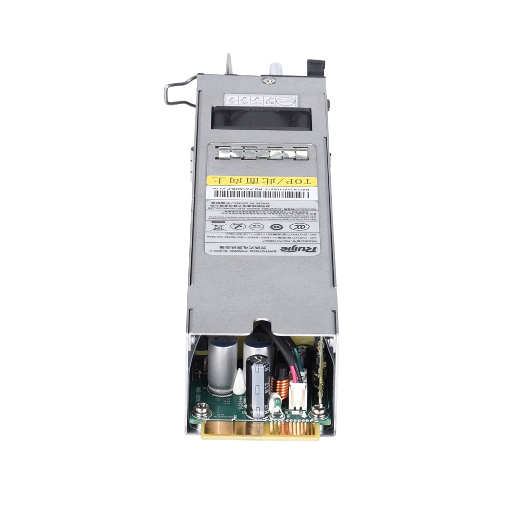 RUIJIE ENTERPRISE RG-PA150IB-F - Fuente de alimentación modular para switches Ruijie - Potencia de salida estable de 150W a 12V - Entrada flexible AC de 100V a 240V a 50/60 Hz - Flujo de ventilación optimizado Rear-to-Front - Compatible con series RG-S530 - imagen 3