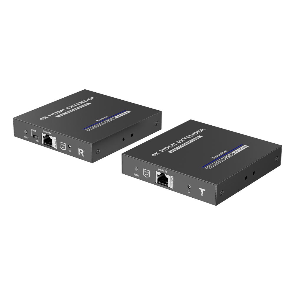 LENKENG HDMI-EXT-4K60 - Extensor de señal HDMI - Alcance 70 m - Resolución 4K - Permite conexiones 1:1 - HDMI Loop out - POC - Alimentación por cable - imagen 3