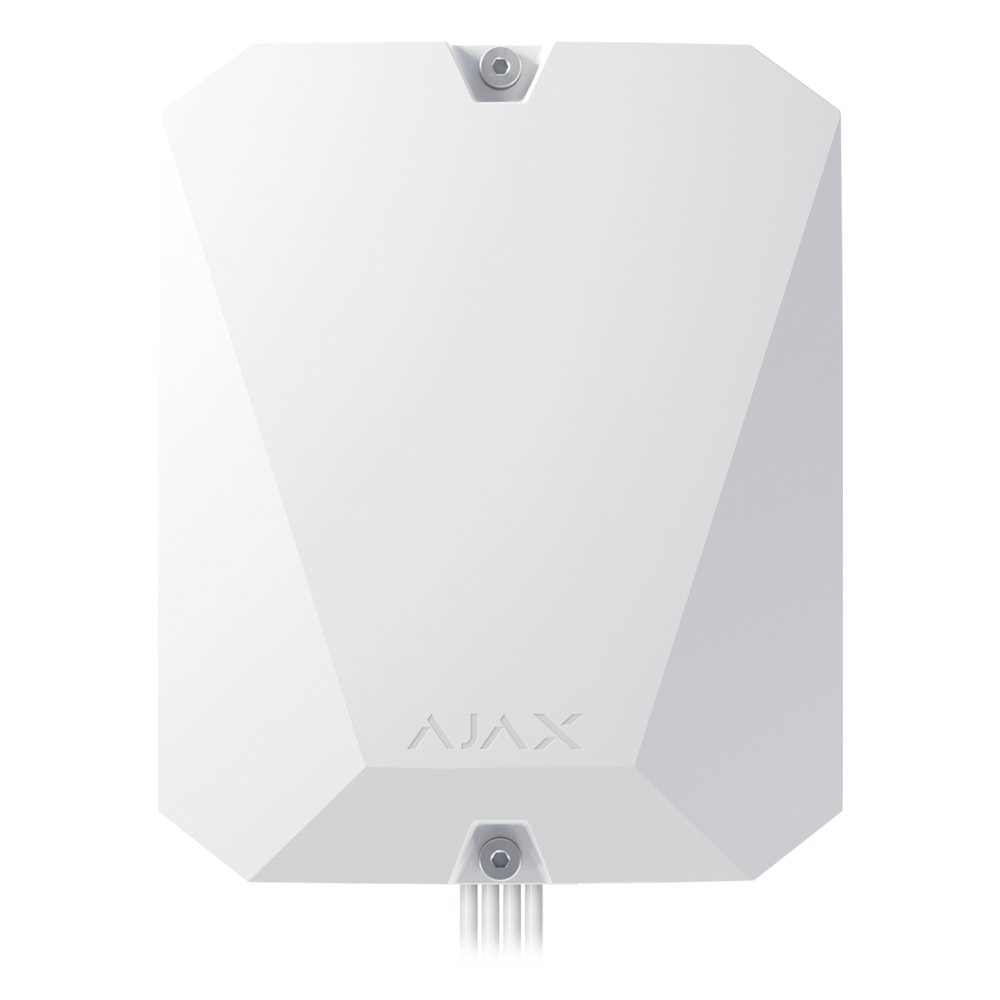 AJAX FIBRA-KIT6-PRO-4G-W - Kit de alarma profesional - Certificado Grado 2 - Comunicación Ethernet y dual SIM 4G - Protocolos Jeweller, Wings y Fibra - Incluye: panel híbrido, 2 PIRCAMs cableados, - sirena de interior y teclado de pantalla táctil - imagen 3