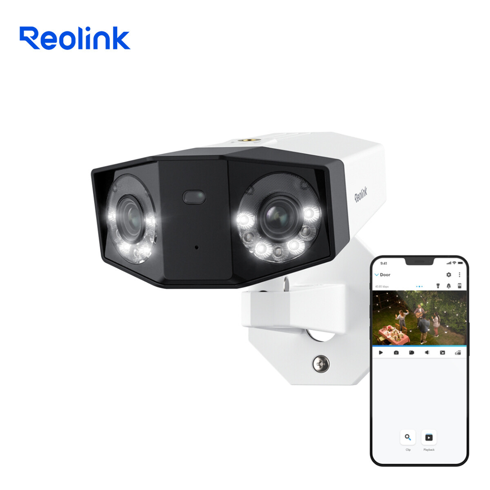 REOLINK RL-DUO3-SERIES-POE - Reolink Camara 16 MP Duo 3 PoE - 16MP (7680x2160) @ 20FPS - PoE / 180º Panorama / Luz LED - Zoom automáticos - Audio Bidireccional / Ranura MicroSD - Apta para exterior - imagen 3