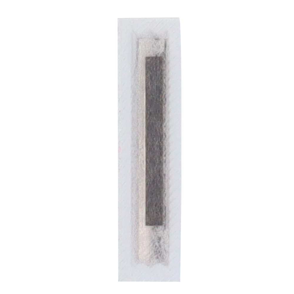 SAFIRE SF-EASTAG-AM-SOFT-DR - Protección electrónica antihurto EAS - AM 58 kHz | 3 resonadores y código de barras - Etiqueta blanda con pegatina - Dimensiones: 45 (An) x 11 (Al) mm - Compatible con antenas AM - Caja de 5.000 unidades - imagen 3
