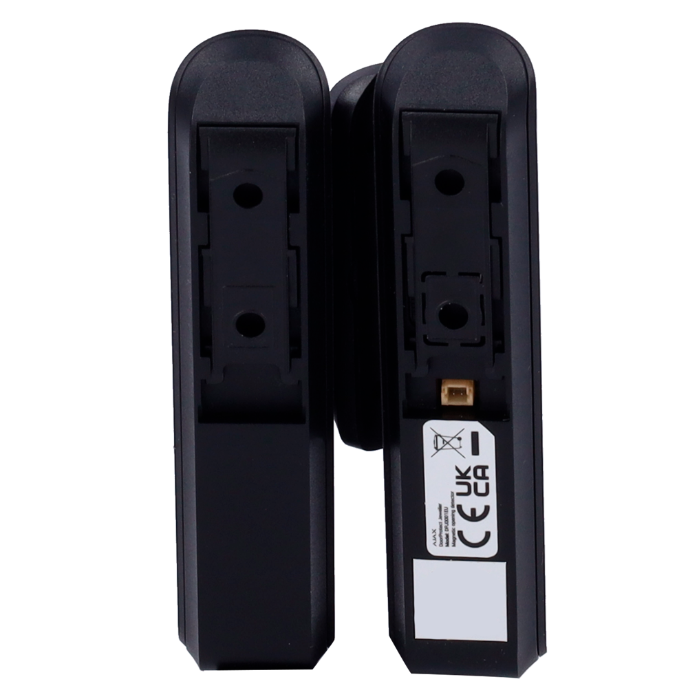AJAX AJ-DOORPROTECT-B - Contacto magnético puerta/ventana - Grado 2 - Inalámbrico 868 MHz Jeweller - Indicador LED y antena interna - Entrada cableada / Tamper antisabotaje - Alcance hasta 1200 m - Alimentación 1 pila CR123A 3.0 V (incluida) - imagen 2