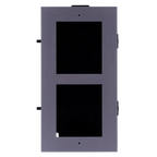 HIKVISION DS-KD-ACF2 - Panel frontal y caja de registro encastrada - Hasta 2 módulos - Específica para videoporteros Hikvision - Compatible con módulos Hikvision - Caja fabricado en plástico - Panel fabricado en aluminio de aviación - imagen 3