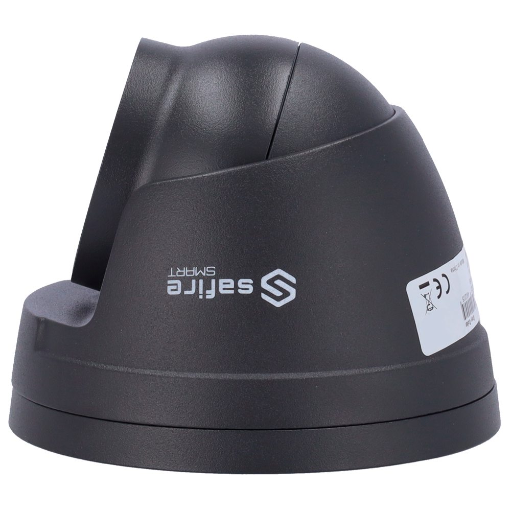 SAFIRE SMART SF-IPT020A-4I1-DL-GREY - Safire Smart - Cámara Turret IP gama I1 AI Avanzada y DualLight - Resolución 4 Megapíxel (2688x1520) - Lente 2.8 mm | Audio | IR 30m &amp; WL 30m - AI Avanzada:Perimetral, Facial, Conteo,Metadatos - Impermeabilidad IP - imagen 3
