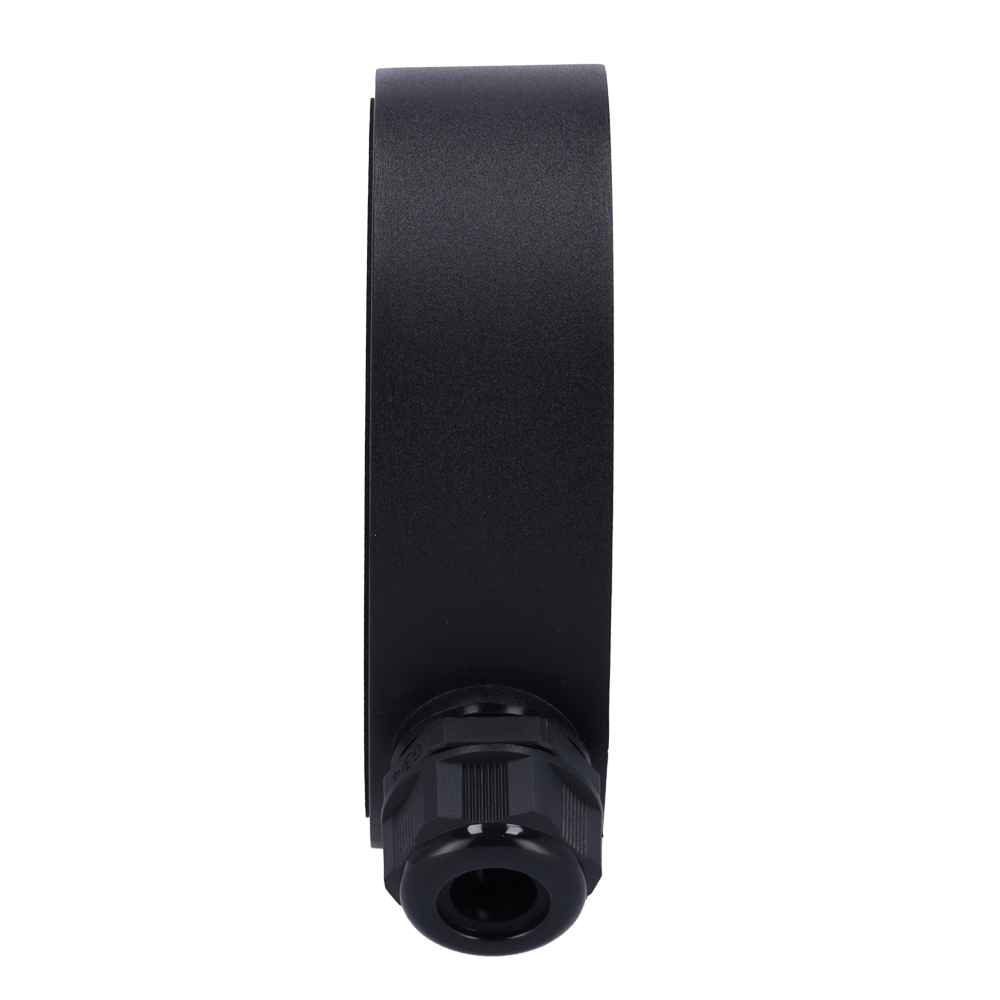 HIKVISION DS-1280ZJ-DM45(Black) - Caja de conexiones - Para cámaras domo - Apto para uso exterior - Instalación en techo o pared - Dimensiones 40 (Al) x 140 (Ø) mm - Color negro - imagen 3