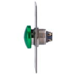 SAFIRE EXITBUTTON305-SLIM - Pulsador de liberación de puerta - Tipo semiesfera - Testado 500.000 usos - NO/COM | Empotrado o superficie - Medidas 86 (Al) x 50 (An) x 23 (Fo) mm - Fabricado en acero inoxidable - imagen 3
