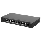 REYEE RG-ES209MG-P - Ruijie Reyee Cloud Managed L2 Switch - 8 Puertos Multi-Gigabit 2.5G PoE/PoE+ - 1 Ranura SFP+ de 10 Gbps para fibra óptica - Potencia PoE+ de 30W por puerto / Total 130W - Sistema PoE Watchdog para autoreinicio de cámaras - Gestión en - imagen 3