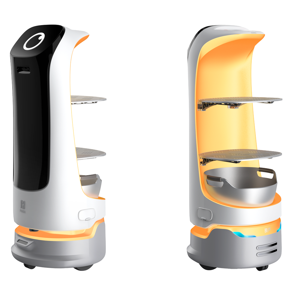 PUDU ROBOTICS PUDU-KETTYBOT-PRO - Robot 3 en 1 - Funciones de bienvenida - Funciones de entrega - Funciones de marketing - Aplicación móvil - imagen 3