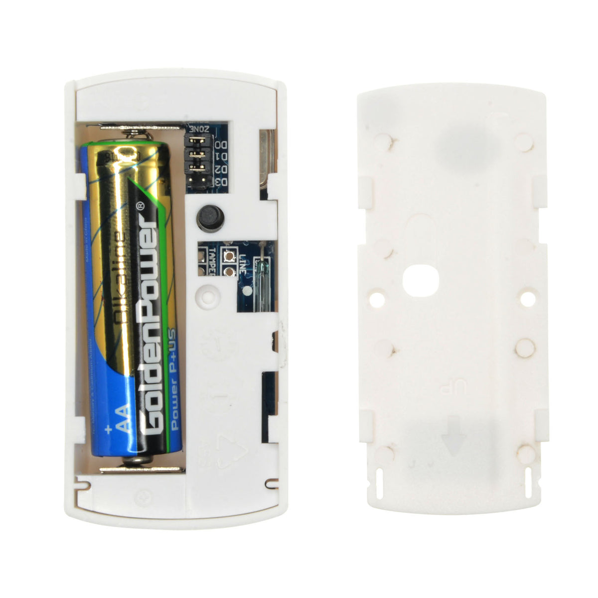 CHUANGO DWC-102 - Detector contacto magnético - Inalámbrico - Antena interna - Indicador LED de baja bateria - Informa al panel de baja batería - Alimentación 1 pila AA 1.5 V LR6 - imagen 3