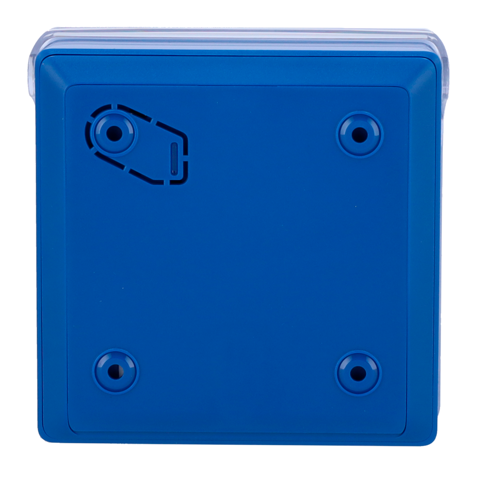 AJAX AJ-MANUALCALLPOINT-BLUE - Botón manual de alarma de incendio azul - Inalámbrico 868 MHz Jeweller - Botón alarma incendio o activador de escenarios - Compatible con función de alarma interconectada - Transmisión de alarmas a CRA (configurable) - Alime - imagen 3
