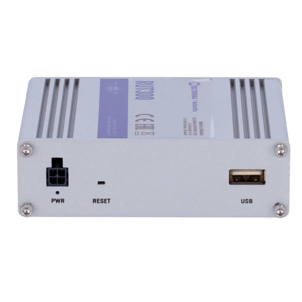 TELTONIKA TK-RUT300 - Teltonika Router Industrial - 5 puertos Ethernet RJ45 Fast Ethernet - USB 2.0 - 2x Entradas + 2 Salidas Digitales - Carcasa Aluminio - imagen 3