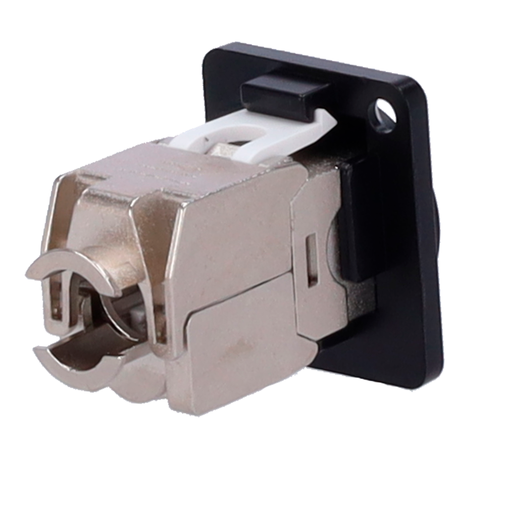 MARCA BLANCA KS6A-TL180-WALL - Módulo Keystone RJ45 Cat6A UTP - Conexión Toolless sin necesidad de crimpadora - Inserción de conductores en ángulo recto a 180° - Diseño optimizado con salida inclinada de pared - Rendimiento superior sin apantallamiento UT - imagen 3