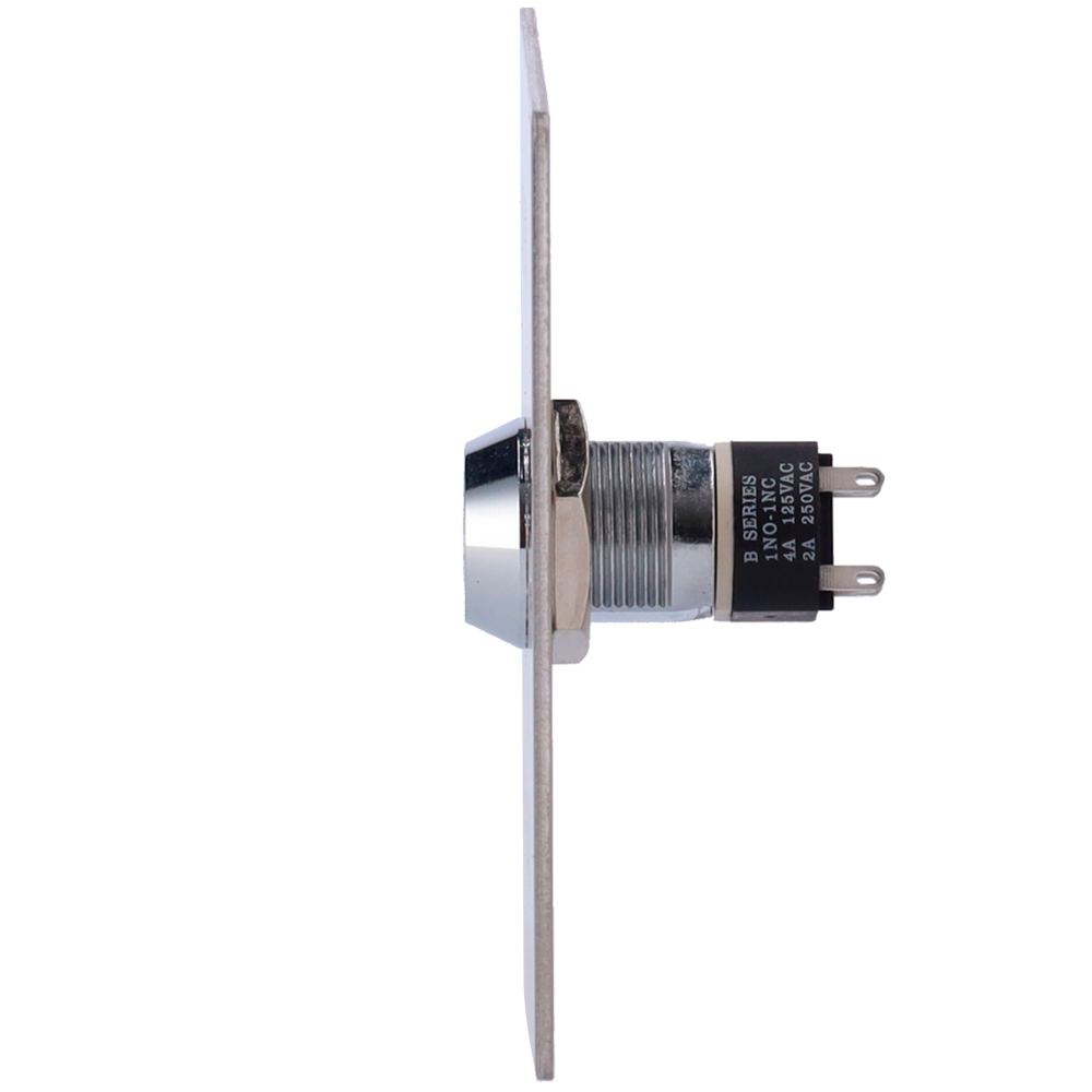 SAFIRE EXITBUTTON307 - Pulsador con llave - Uso profesional - Testado 500.000 usos - NO/NC/COM | Empotrado o superficie - Medidas 86 (Al) x 86 (An) x 29 (Fo) mm - Fabricado en acero inoxidable - imagen 3