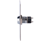 SAFIRE EXITBUTTON307 - Pulsador con llave - Uso profesional - Testado 500.000 usos - NO/NC/COM | Empotrado o superficie - Medidas 86 (Al) x 86 (An) x 29 (Fo) mm - Fabricado en acero inoxidable - imagen 3
