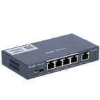 REYEE RG-ES205GC-P - Ruijie Reyee Cloud Managed L2 PoE Switch - 4 Puertos Gigabit PoE/PoE+ + 1 Uplink Gigabit - Potencia PoE+ de 30W por puerto / Total 54W - Sistema PoE Watchdog para autoreinicio de cámaras - Interruptor DIP físico para monitoreo LED dua - imagen 3