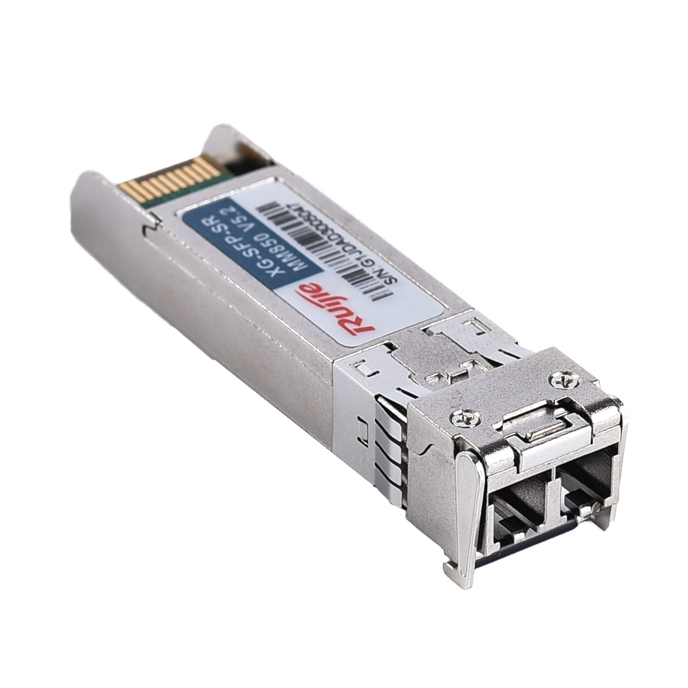 RUIJIE ENTERPRISE RG-XG-SFP-SR-MM850 - Módulo transceptor SFP+ de Ruijie - Estándar Ethernet 10GBASE-SR - Conector de tipo LC Duplex integrado - Distancia operativa de hasta 400m - Longitud de onda de 850nm estable - Tasa de velocidad de hasta 10.3125 Gbp - imagen 3