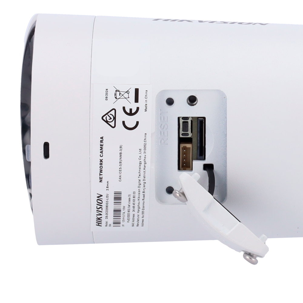 HIKVISION DS-2CD2083G2-LI2U(2.8mm) - Hikvision - Cámara Bullet IP gama PRO - Resolución 8 Megapixel (3840x2160) - Lente 2.8 mm | Micrófono dual en array integrado - Luz híbrida alcance 40 m | MicroSD | PoE - AcuSense | Detección de movimiento 2.0 | IP67 - imagen 3
