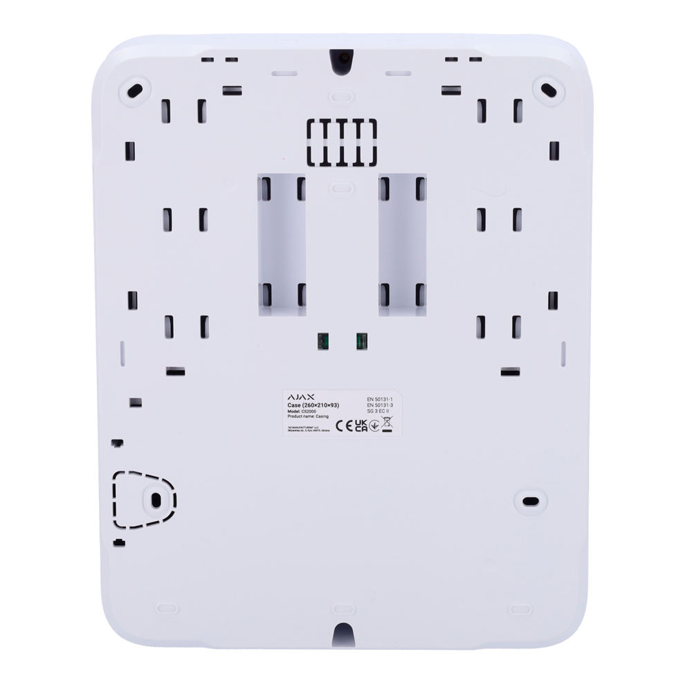 AJAX FIBRA-CASE-C260-W - Carcasa - Certificado Grado 3 - Carcasa con 1 ranura para módulos Fibra - Compatible con los dispositivos Fibra: - LineSupply - Espacio para una batería de 12 VDC hasta 7 Ah - Protección antisabotaje disponible - imagen 3