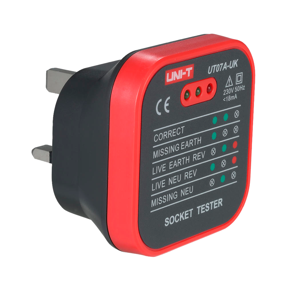 UNI-T UT07A-UK - Tester de tomas eléctricas UK - Verificación de errores de cableado - Sencillo de usar - Permite hacer un test rápido - imagen 3