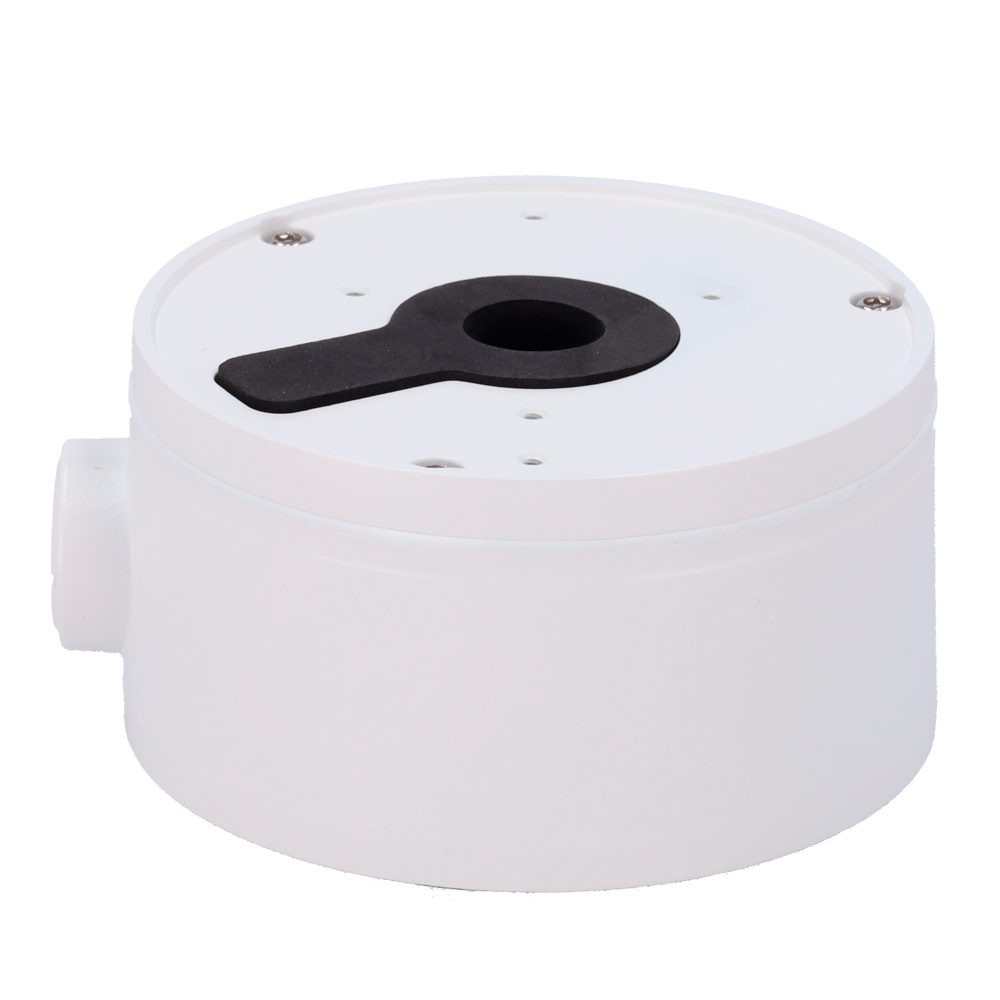VCA TECHNOLOGY VCA-BJC12 - Caja de conexiones - Para cámaras IPAi (ver especificaciones) - Ø115.8mm. x 60mm. - Apto para interior/exterior IP66 - Color blanco (RAL9003) - Pasador de cables - imagen 3