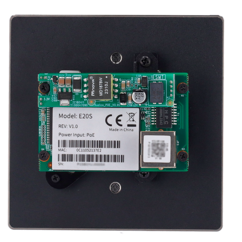 AKUVOX AK-E20S - Portero IP antivandálico IK10 - Audio bidireccional - PoE, SIP Estándar | Tamaño compacto - Interfono de emergencia - Mantenimiento Cloud - Conexión de monitor y placas a través de Cloud - imagen 3