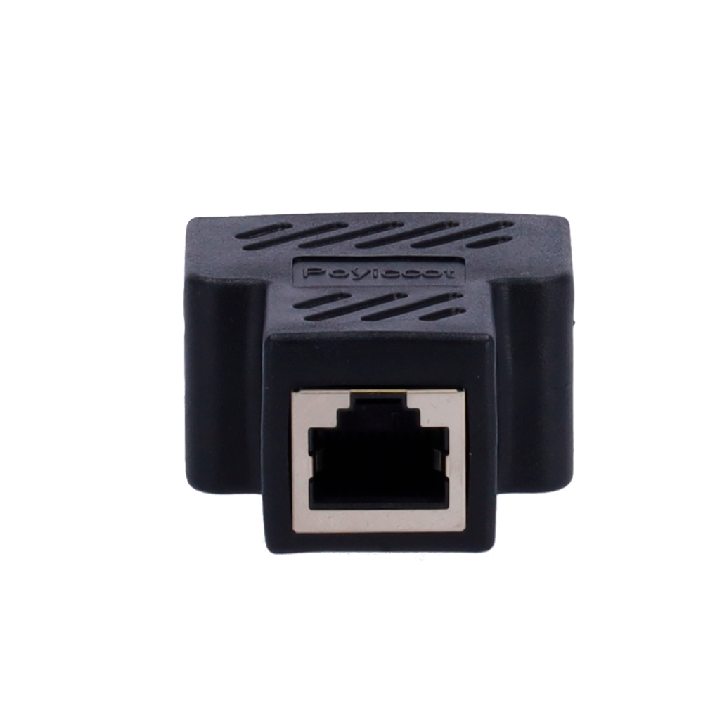 MARCA BLANCA RJ45-SPLIT-2P - Kit de Separador y Distribuidor RJ45 pasivo. - Distribución de señal de bajas pérdidas. - Divide 1 conector hembra en 2 hembras. - Formato compacto en plástico ABS y color negro. - Ideal para duplicación de conexiones de red - imagen 3