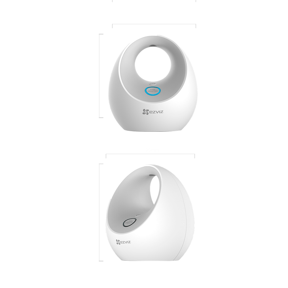 EZVIZ EZ-CS-W2D-B2 - Kit Duo Pack Ezviz - Base + 2 Cámaras C3A - Soporta hasta 6 cámaras - Alarga la autonomía - Sirena integrada 100dB - App Ezviz y conexión P2P - imagen 3