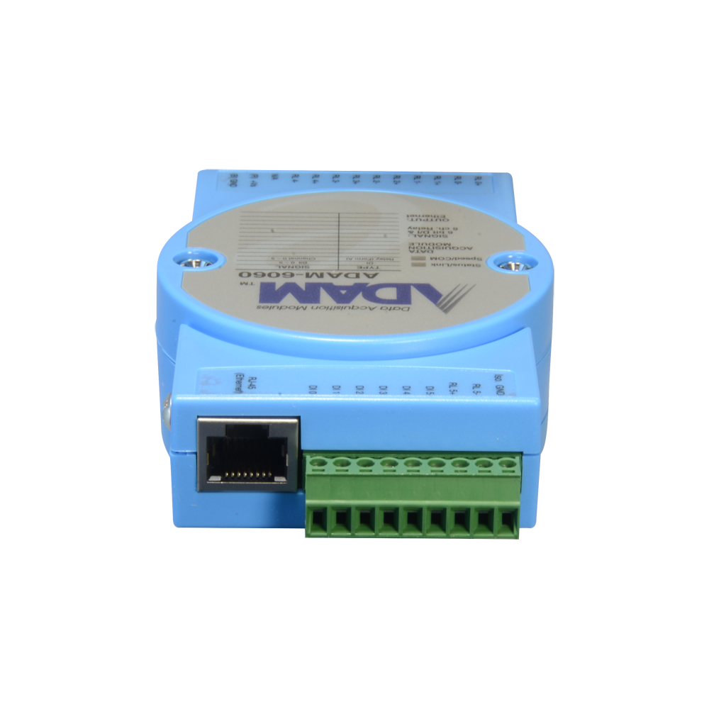 ADVANTECH ADAM-6060-B - Módulo de adquisición y control de datos - 6 entradas digitales / 6 salidas de relé - Protocolos: Modbus/TCP, TCP/IP, UDP, HTTP,... - Capacidad de crear reglas de control analógico - Servidor web integrado - 1 puerto Ethernet 10/10 - imagen 3