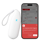 X-SENSE STH51 - Termómetro y sensor de humedad inalámbrico - Conexión base SBS50 - Precisión de temperatura (-20 a 60 °C) - Precisión de humedad de 0 a 100 % - Compatible con Alexa - Transmisión de largo alcance 500m - imagen 3