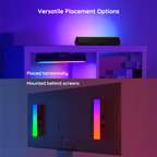 GOVEE GV-BARS-H6056-FLOW-PLUS - Accesorios TV - Barras de luz LED - Wi-Fi 2.4 GHz + Bluetooth - Color segmentado + blanco frio/cálido - 300 lúmenes / 18 Fuentes de luz - Homekit / Alexa / Google Home - Para interior / Pantallas de <45" - imagen 3