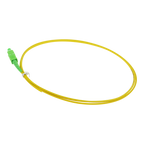 SAFIRE SF-SC-APC-OS2-0015M-D20-Y - Pigtail de fibra óptica simplex - Fibra monomodo G657A2 de alto rendimiento - Conector SC con pulido APC - Grosor de cable estándar de 2.0 mm - Longitud exacta de 1.5 metros - Cubierta exterior LSZH color amarillo - imagen 3