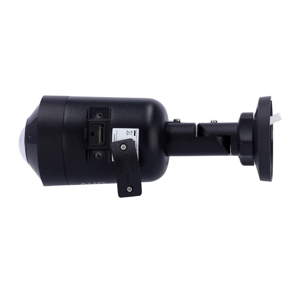 UNIVIEW UV-IPC2105SB-ADF16KM-I0-BLACK - Cámara Bullet IP Uniview - Gama Prime - 5 MP | Lente 1.6 mm | microSD 256 GB - IR 20m | WDR 120 dB | Dewarping 1-9 - Lente Gran Angular, imagen 180º - PoE | UMD | SIP | IP67 | IK10 - Botón de reset | Micrófono | Col - imagen 3