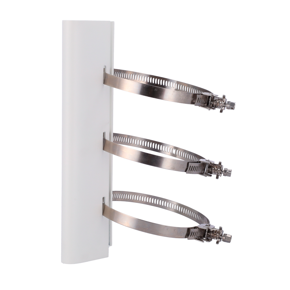 HIKVISION DS-1475ZJ-Y - Soporte de poste Hikvision - Para cámaras Domo Motorizadas - Apto para uso en exterior - Acero inoxidable, resistente a corrosión - 250 mm (Al) x 127 mm (An) x 46 mm (Fo) - Pasador de cables - imagen 3