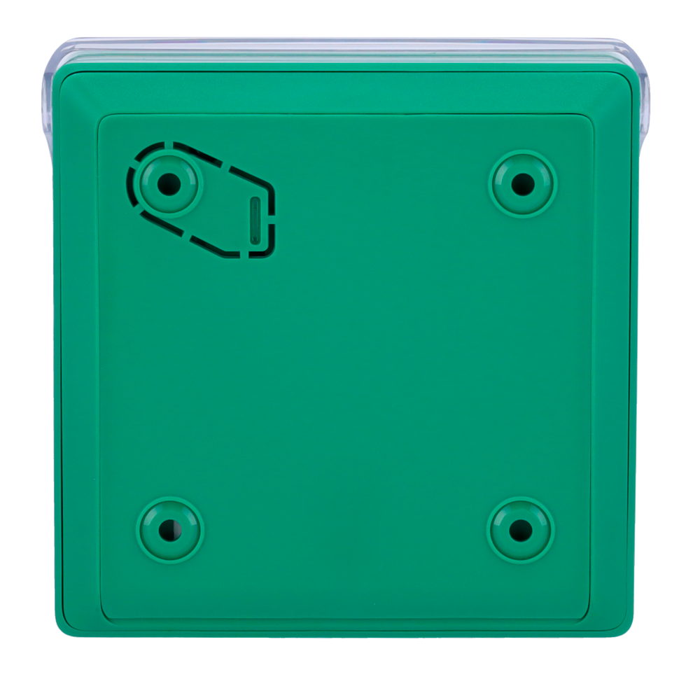 AJAX AJ-MANUALCALLPOINT-GREEN - Botón manual de alarma de incendio verde - Inalámbrico 868 MHz Jeweller - Botón alarma incendio o activador de escenarios - Compatible con función de alarma interconectada - Transmisión de alarmas a CRA (configurable) - Ali - imagen 3