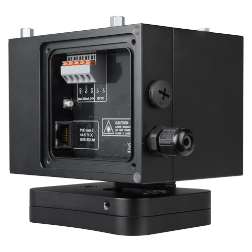 GJD515 - Detector láser exterior GJD - Tecnología Láser de gran alcance - Alcance detección regulable hasta 500 m - Alta fiabilidad y precisión - Alimentación 12 VDC / PoE IEEE 802. 3af - Uso exterior - imagen 3