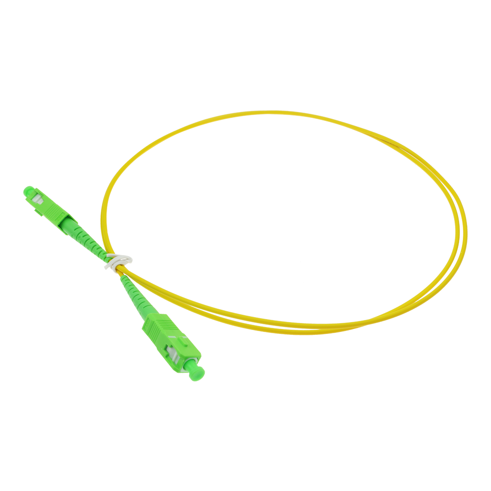 SAFIRE SF-SC-APC-SC-APC-SM-SX-1M - Cable de conexión de fibra óptica - Fibra monomodo G657A2 de alto rendimiento - Conectores SC APC en formato simplex - Longitud exacta de 1 metro - Cubierta exterior LSZH segura - Compatibilidad de uso genérica - imagen 3