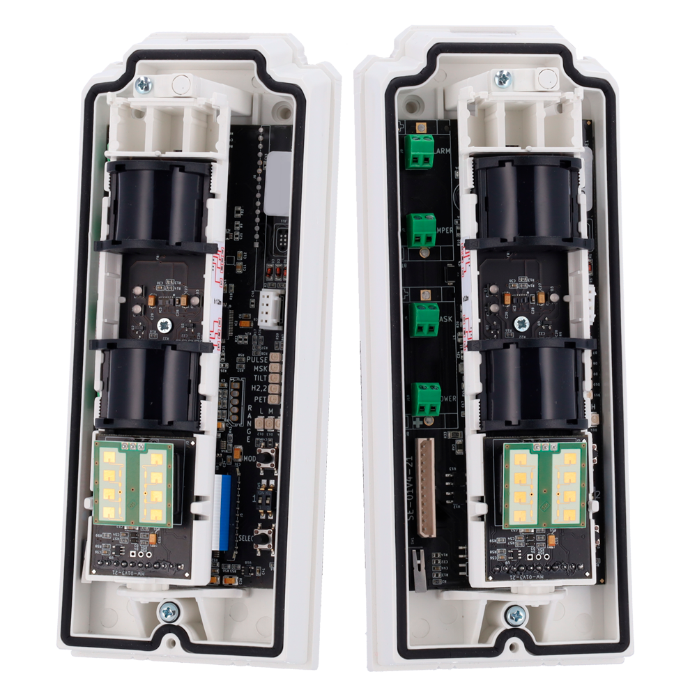 DUEVI DV-MONOLITH-DT-F - Detector exterior Duevi cableado - Doble PIR y microondas (24 GHz) - Detección 15 m / Antimasking / Inmune a mascotas - Alimentación 9.6 ~ 14.5 VDC - Compatible con sistemas de alarma cableados - Uso exterior IP54 / Antivandálico - imagen 3