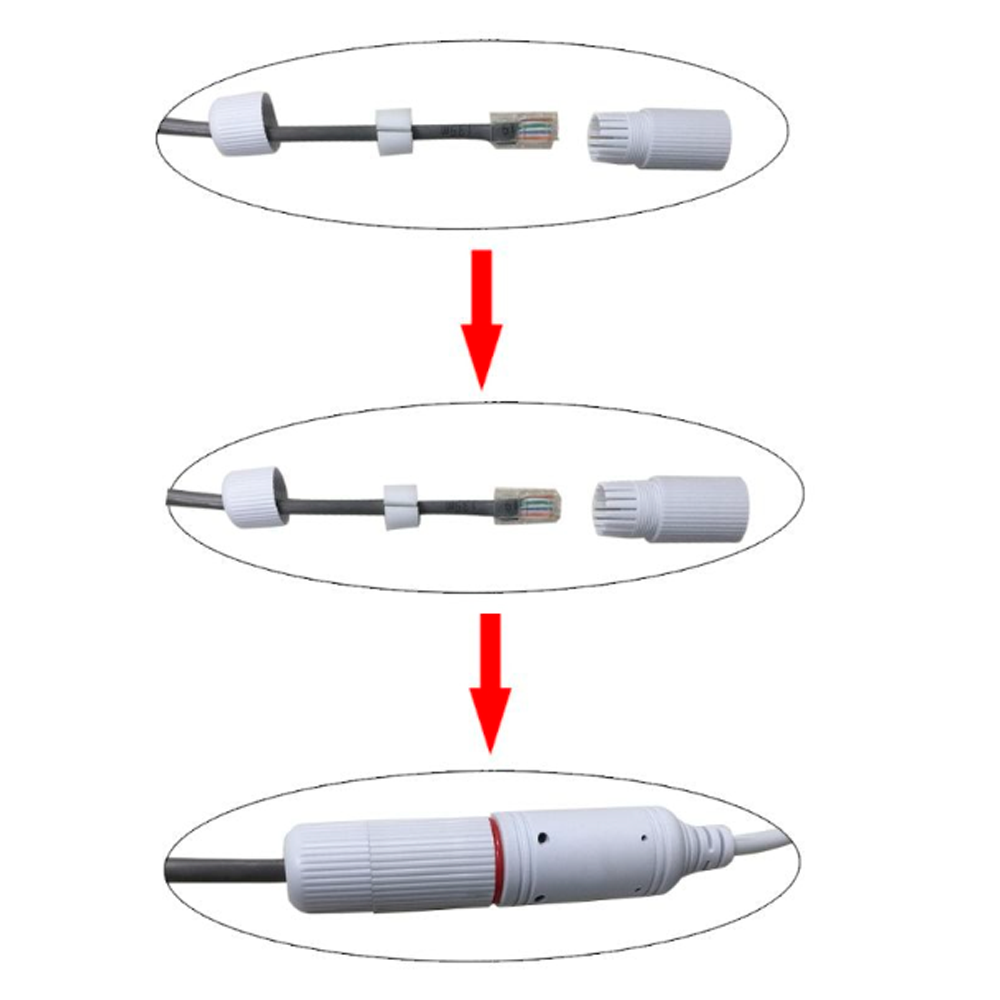 SAFIRE CON-ACC-W - Cubierta - Conector RJ45 - Admite cables entre 14~26AWG - Longitud de pelado 5~6 mm - Impermeable - Precio unitario | Servido en packs de 5 uds - imagen 2