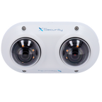 X-SECURITY XS-IPD850A-4P-DUAL - X-Security Cámara IP Domo dual - 2x 4 Megapíxel (2560x1440) - 2x Lente fija 2.8mm - WDR 120dB | Dual Light(IR 30m y Luz Blanca 20m) - WizSense, con clasificación de humano y vehículo - MicroSD 256GB / IP67 &amp; IK10 - imagen 3