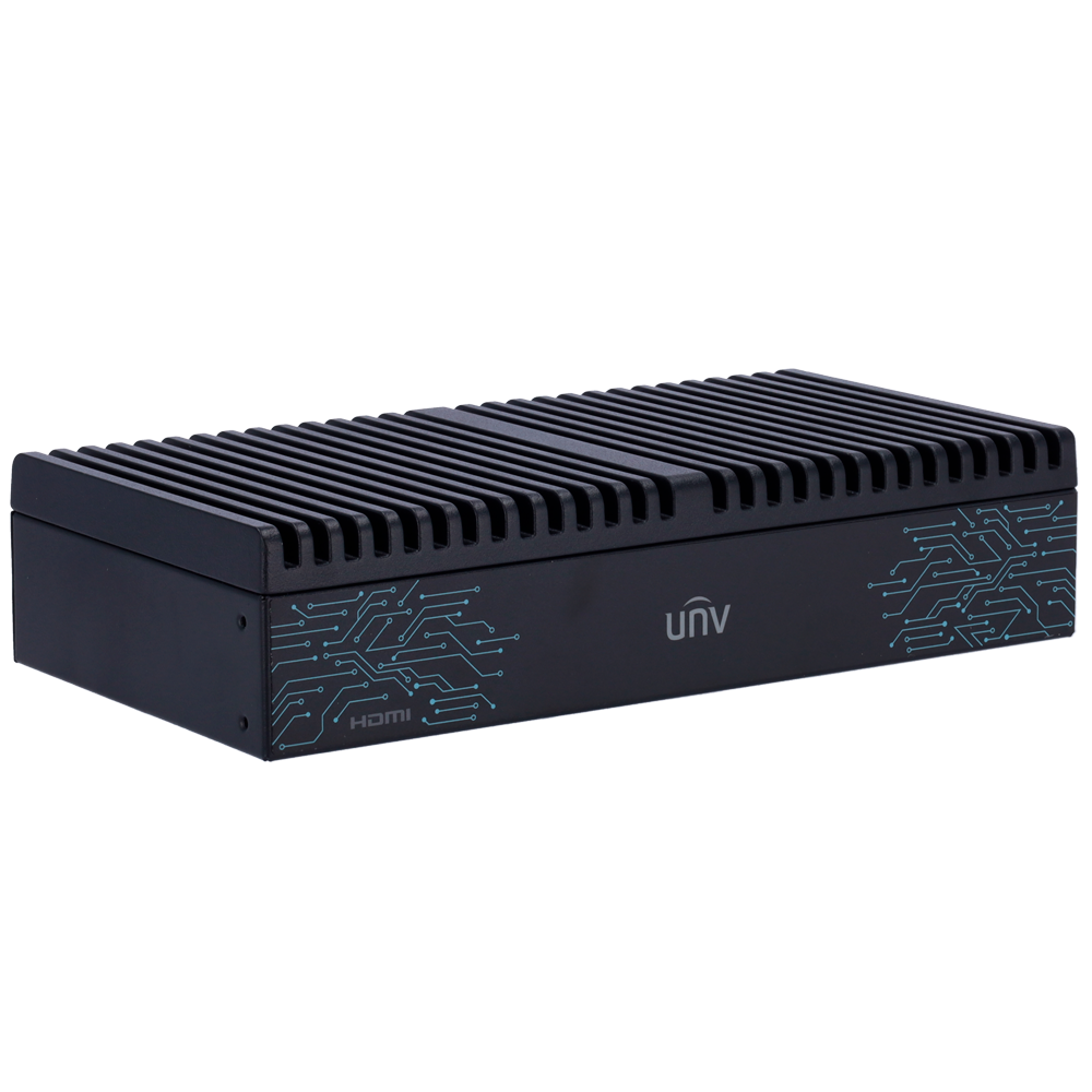 UNIVIEW UV-ECS-504S-SF-HA - UNIVIEW AI BOX - Servidor con más de 40 funciones Inteligentes - 4 Canales - 2 x RJ45 10M/100M/1000M - SSD 128 GB Incluido - Reconocimiento Facial - imagen 3