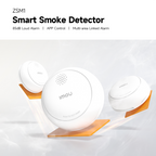 IMOU ZSM1-EU-IMOU - Detector de humo IMOU - Sirena 85 dB incorporada - Protocolo Zigbee / Requiere Hub (incluido) - Multi-area Linked Alarm - Duración de batería 5 años - Certificado EN 14604 - imagen 3